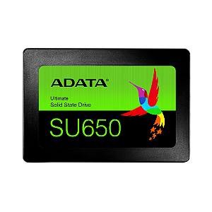 SSD Adata 480GB SU650 SATA3 2,5 7MM Leitura 520MB/S Gravacao 450MB/S - asu650ss-480gt-r