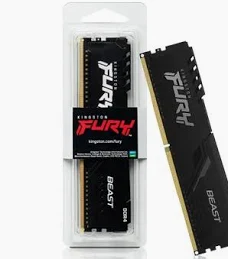 Memoria 16GB DDR4 3200MHZ CL16 Kingston Fury Beast Black Desktop - kf432c16bb1-16