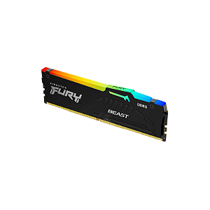 Memoria 32GB DDR5 5200MTS CL40 Kingston Fury Beast Rgb Xmp 3.0 - Desktop - kf552c40bba-32