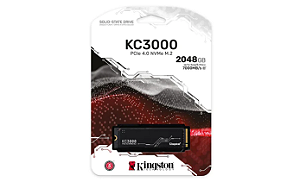 SSD Kingston 2TB KC3000 M.2 2280 Nvme Pcie 4.0 Leitura 7000MB/S Gravacao 7000MB/S - Skc3000d-2048g