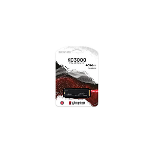 SSD Kingston 4TB KC3000 M.2 2280 Nvme Pcie 4.0 Leitura 7000MB/S Gravacao 7000MB/S - Skc3000d-4096g