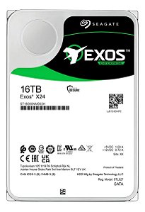 Hd Interno 16TB Seagate Exos Enterprise X24 3.5 512MB SATA - st16000nm002h