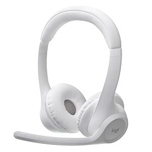 Headset Logitech Zone 300 Branco sem Fio - 981-001416-v
