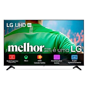 Smart TV LG 50" LED 4K UHD com HDR10 Pro e webOS 25 - 50ua7500psa-bwz
