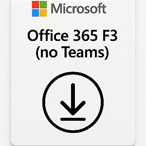 Office 365 F3 (no Teams) Microsoft CSP - cfq7ttc0lgzw-01f