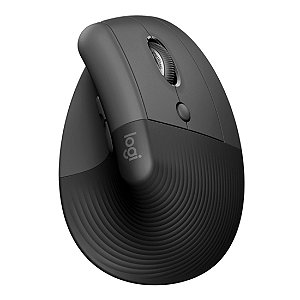 Mouse Logitech Lift Preto sem Fio Ergonômico - 910-006466-c
