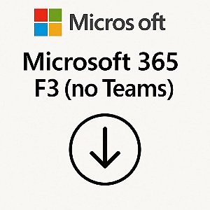 Microsoft 365 F3 no Teams CSP - cfq7ttc0lh05-013