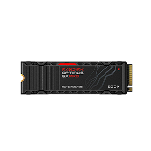 SSD Sandisk Optimus 1TB Gx Pro 850X M.2 2280 Nvme Pcie com Dissipador 7300MB/S Gravacao 6300MB/S SDSP81100TAH - sdsp81100tah-000e0