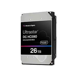Hd Interno 26TB Western Digital Ultrastar 512E Se P3 Dc HC590 SAS 512MB 7200RPM - 0f59375