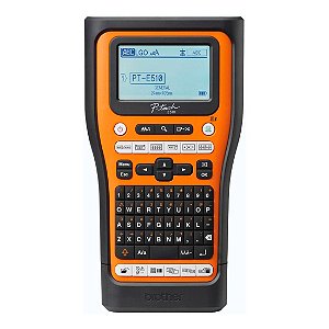 Rotulador Eletrônico Brother Portátil P-Touch Laranja - pte510vp
