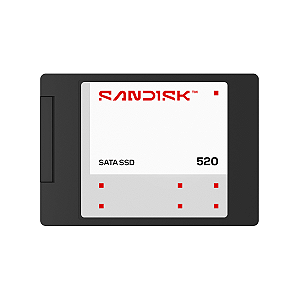 SSD Sandisk 520 500GB SATA3 2.5 7MM Leitura 560MB/S Gravacao 510MB/S SDSS51500GAB - sdss51500gab-000g0