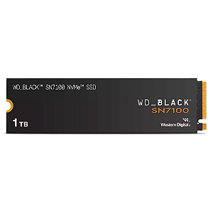 SSD Wd Black 1TB SN7100 M.2 2280 Nvme Pcie 4.0 GEN4 Leitura 7250MB/S Gravacao 6900MB/S - wds100t4x0e
