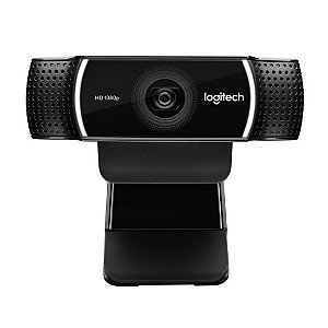 Webcam Logitech C922 Full HD 1080p Preta - 960-001087-c