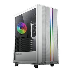 Gabinete Gamer Micro Atx/ Atx/ Itx sem Fonte 8808WT Precision Branco Gamemax - 010000530