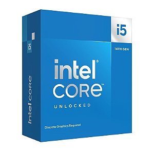 Processador Intel Core I5-14600KF Raptor Lake (Up To 5.3 Ghz) 24MB - sem Cooler - sem Video On Board - bx8071514600kf