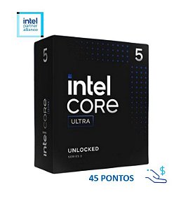 Processador Intel Core Ultra 5-245K Arrow Lake-S 4.2 Ghz 24MB - sem Cooler - bx80768245k
