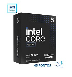 Processador Intel Core Ultra 5-250KF Arrow Lake-S 5 Ghz 30MB - sem Cooler - sem Video On Board - bx80768250kf