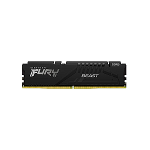 Memoria 16GB DDR5 5600MHZ CL40 Kingston Fury Beast Black Xmp 3.0 - Desktop - kf556c40bb-16