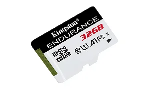 Cartao de Memoria Kingston Micro Sd 32GB Endurance Cftv Classe 10 Leitura 95MB/S Gravação 30MB/S - sdce-32gb