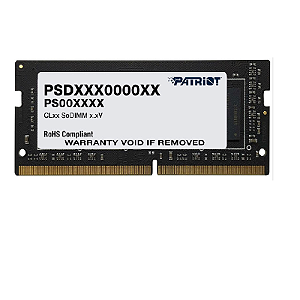 Memoria 16GB DDR4 2666MHZ 1.2V Patriot Signature - Notebook - psd416g26662s