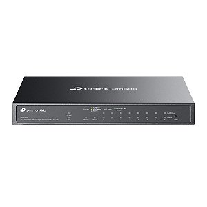 Switch Tp-Link Omada 10 Pts Gigabit Gerenciavel 8P POE+ 1P SFP - es210gmp