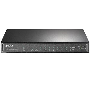 Switch Tp-Link Omada 10 Pts Gigabit Nao Gerenciavel 8P POE+ 1P SFP - tl-sg1210p