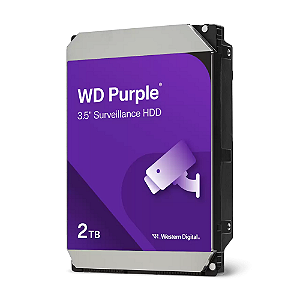 Hd Interno 2TB Western Digital Purple Sataiii 64MB - wd23purz