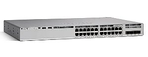 Switch Cisco C9200L-24P-4G-E-BR 24 Portas GbE PoE+ 370W 4x SFP 1G Network Essentials