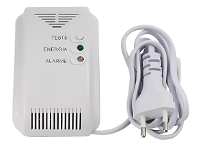 Detector de vazamento gas natural GLP cozinha botijao queimador aberto