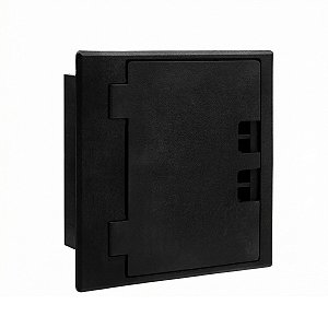 Caixa Tomada para piso elevado embutir eletrica dados rede com rebaixo