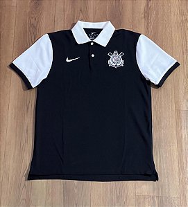 Polo Nike Corinthians 2021 Preta