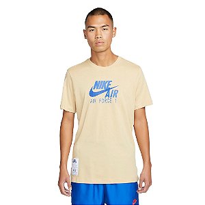 Camiseta Nike Air Force 1 Creme