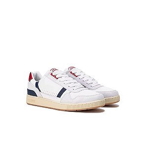 Tênis Lacoste T-Clip White Navy Red