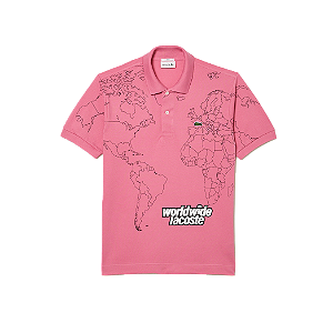 Polo Lacoste Worldwide Rosa