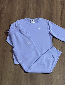 Conjunto Nike Sportswear Mini Swoosh Lilás