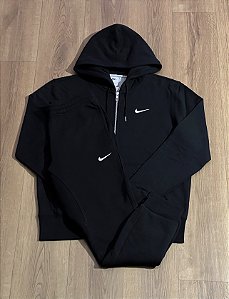 Conjunto Nike Sportswear Mini Swoosh Preto