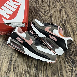 Tênis Nike Air Max 90 Summit White Red Stardust