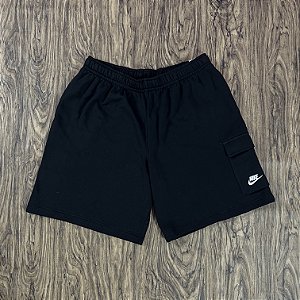 Short Nike Cargo Moletom Preto