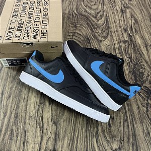 Tênis Nike Court Vision Low Next Nature Preto/Azul