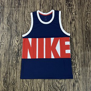 Regata Nike Basketball Azul/Vermelho