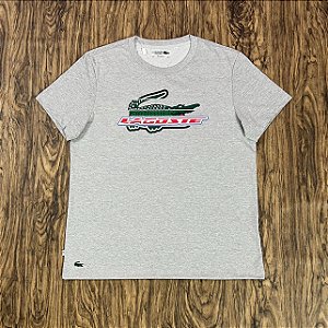 Camiseta Lacoste Sport TH8685 Cinza