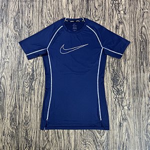 Camiseta Nike Pro Azul Marinho