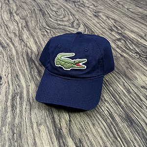 Boné Lacoste Big Croc Azul Marinho