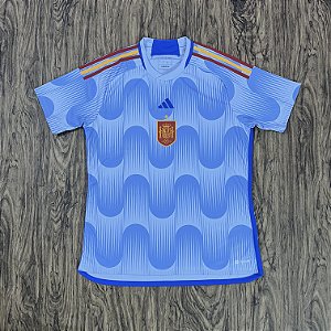 Camisa Adidas Espanha Unif. II 22/23 Azul