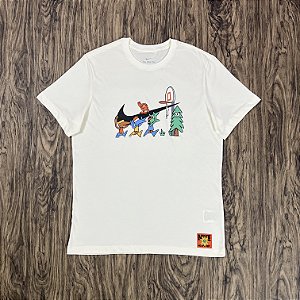 Camiseta Nike Dri-Fit Basketball Creme