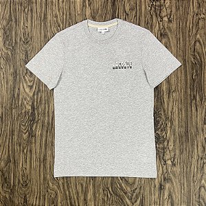 Camiseta Lacoste Letreiro TH5245 Cinza