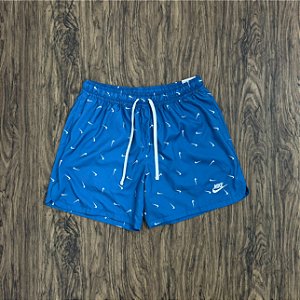 Short Nike Sportswear Woven Swoosh Azul