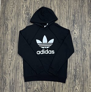 Moletom Adidas Trefoil Preto