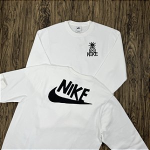 Moletom Nike Sportswear Fleece Branco