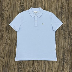 Polo Lacoste Slim Fit PH1862 Azul Bebê